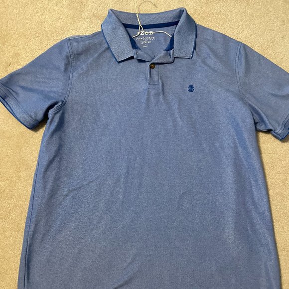 Men's Short Sleeve Izod Polo Shirt Solid - Picture 1 of 3